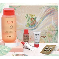 CLARINS 娇韵诗 夏日蜜桃水限量礼盒（蜜桃水200m+10ml+卸妆水10ml+全肤质面霜5ml+滚珠眼霜3ml+植萃插画贴纸)