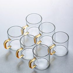 苏氏陶瓷 高硼硅耐热品茗杯 6只装
