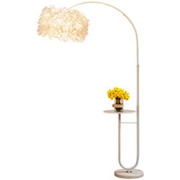 杜君 TB-8008 羽毛落地灯 白色 149-186cm