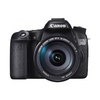 Canon 佳能 EOS 70D APS画幅 数码单反相机 黑色 EF-S 18-200mm F3.5 IS 变焦镜头 单镜头套机