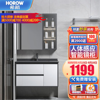 HOROW 希箭 硕菲系列 MYSG-210908 浴室柜组合 烤漆款