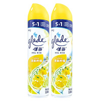 Glade 佳丽 空气清新喷雾 320ml*2瓶 柠檬香 芳香剂去除异味 厕所卧室汽车