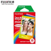 FUJIFILM 富士 INSTAX 一次成像相机 MINI相纸 彩虹10张
