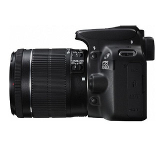 Canon 佳能 100D APS-C画幅 单反相机 黑色 18-55mm f/3.5-5.6 IS STM 单反镜头