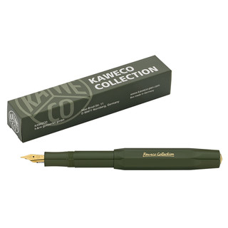 Kaweco 钢笔 收藏家系列 深橄榄绿 M尖 墨囊礼盒装