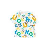 balabala 巴拉巴拉 208222117109-00336 男童短袖T恤 大闹天宫IP款 黄红色调 110cm