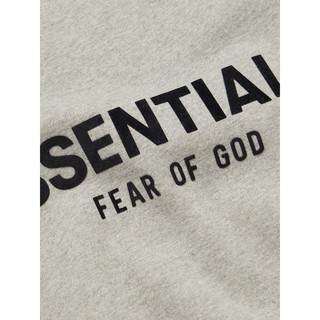 ESSENTIALS FEAR OF GOD男品牌棉质混纺卫衣NAP颇特 深灰色 S