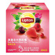 Lipton 立顿 花果茶 0糖0脂肪 莓果红茶水果茶 独立三角包袋泡茶包 10包18g