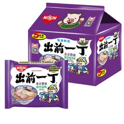 Nissin Demae Itcho 出前一丁 中国香港 出前一丁 日清 进口方便食品 方便面 东京酱油猪骨汤味 100g*5袋