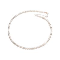 TSL 谢瑞麟 母亲节礼物 18K金淡水珍珠项链优雅气质套链BC560