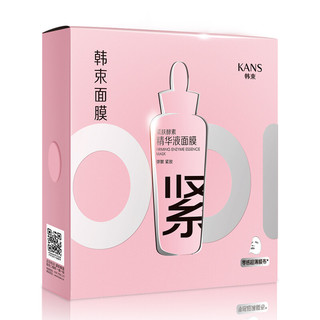 KANS 韩束 紧肤酵素精华液面膜 24.8ml*5片