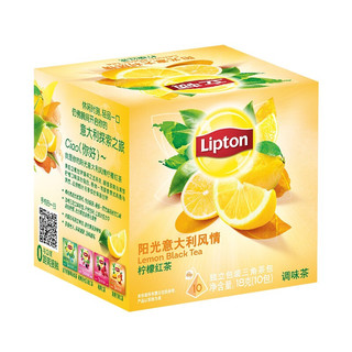 Lipton 立顿 阳光意大利风情 柠檬红茶 18g