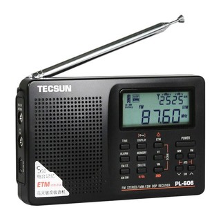 TECSUN 德生 PL-606 收音机 黑色