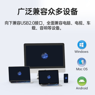 ORICO/奥睿科 U盘128g大容量官方旗舰店正品64g电脑typec高速优盘 【闪存U盘】128G-USB3.2接口