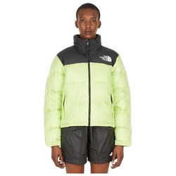 THE NORTH FACE 北面 女款 1996 Retro Nuptse 复古羽绒夹克 黑绿色t