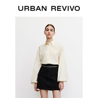 百亿补贴：URBAN REVIVO 女士开襟衬衫 WJ11S2BN2003