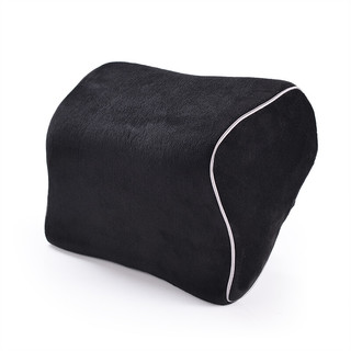 PLUS会员优惠：卡饰社 汽车头枕 3D水晶绒太空记忆棉头枕 CS-83109 黑色