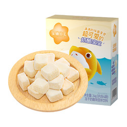 星鲨 冻干奶酪块宝宝零食高钙益生菌益生元营养食品24g 奶酪块4袋装（原味）