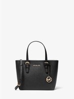 MICHAEL KORS 迈克·科尔斯 Jet Set Travel Extra-Small Saffiano Leather Top-Zip Tote Bag