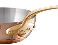Mauviel 1830 671220 20厘米 150B 扩口圆形煎锅，铜