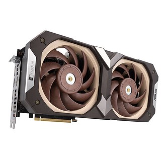 ASUS 华硕 GeForce RTX 3070-O8G-NOCTUA LHR版 显卡 8GB 咖色