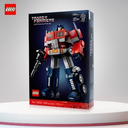 LEGO 乐高 10302擎天柱变形金刚可变形汽车积木玩具