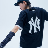MLB 男女T恤NYLA短袖薄款经典大LOGO印花T恤31TS03