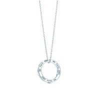 Tiffany&Co;. 女士项链925银1837圈形单环项链