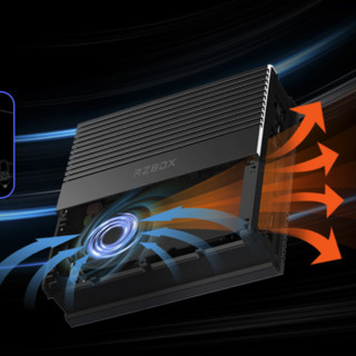 CHUWI 驰为 五代锐龙版 台式机 黑色（锐龙R7-5800H、核芯显卡、16GB、512GB SSD、风冷）