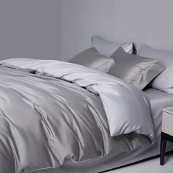 aidli 贝洛 长绒棉四件套 月光灰 1.5/1.8m床