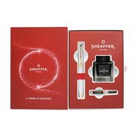 SHEAFFER 犀飞利 钢笔 300系列 亮铬金夹 0.5mm 墨水礼盒装