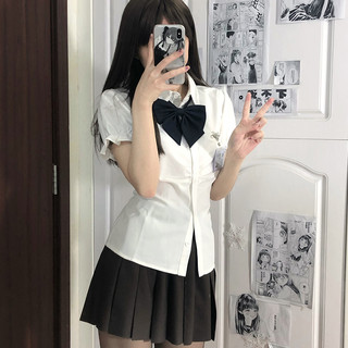 尺呎间 JK制服 女士西式制服2件套 白色 S