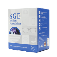 可茵慈 SGE 一次性眼镜湿巾纸 52片