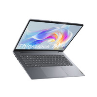 ThinkPad 思考本 ThinkBook 14+ 2022款 六代锐龙版 14.0英寸 轻薄本 银色（锐龙R7-6800H、核芯显卡、32GB、512GB SSD、2.8K、90Hz）