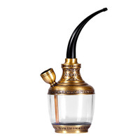 Ruoyan 若烟 RY1005 水烟壶 62*155mm 繁花金