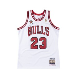 Mitchell&Ness mitchellness 乔丹97年公牛队全明星AU复古球衣MN篮球服刺绣背心