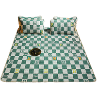 Duolanshi 多兰诗 冰丝凉席二件套 棋盘格 1.2*2.0m