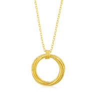 Chow Sang Sang 周生生 93710N 莫比斯环足金项链