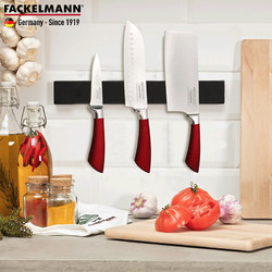 FACKELMANN 法克曼 德国法克曼Fackelmann刀具套装厨房家用不锈钢切菜刀厨师刀水果刀组合三件套中式配精美礼盒 红色