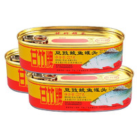 PLUS会员：甘竹牌 豆豉鲮鱼罐头 227g*3罐