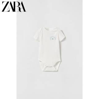 ZARA 秋装新款 婴儿幼童 五件装动物印花连体衣 3339594 712