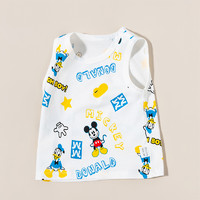 Disney 迪士尼 宝宝夏季小男孩儿童背心T恤纯棉上衣舒适轻薄