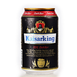 凯撒 凯撒啤酒集团监制凯撒王啤酒黑啤330ml*24啤酒罐装大麦啤酒整箱