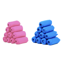 苗小宝 一次性鞋套 普通版 600g 200只 深蓝+粉红