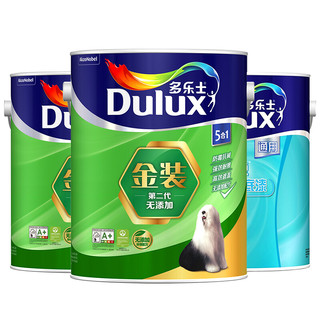 Dulux 多乐士 A8154+A749 金装第二代5合1墙面漆 15L