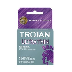 TROJAN 超薄裸入安全套 3个装