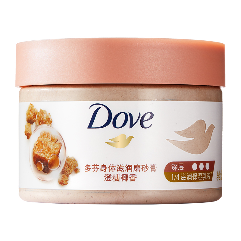 88VIP：Dove 多芬 身体滋润磨砂膏298g+赠沐浴露190g