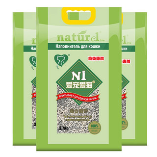 N1豆腐矿土混合猫砂3.7kg*3包