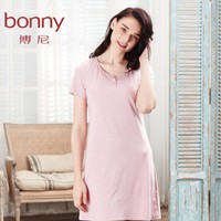 BONNY 博尼 女士短袖插杯睡裙 110146