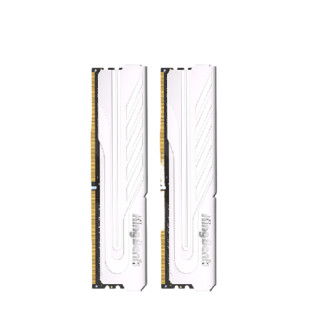 KINGBANK 金百达 银爵系列 DDR4 3600MHz 台式机内存 马甲条 白色 16GB 8GB*2